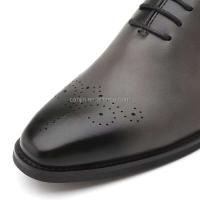 Nuevo vestido de zapato de lujo de cuero para hombre, talla 46, con cordones, zapatos de boda deportivos puntiagudos, moda de fábrica de Wenzhou - details 8