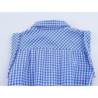 Mono de Verano Casual para Mujer Cuello de Gorro, Sin Mangas, Cintura Elástica con Cinturón - details 12