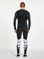 2-Piece Compression Training Suit: Long Sleeve Breathable T-Shirt Pants for Fitness, Gym, Running & Basketball! - details 2