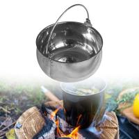 Olla de Camping Antiadherente 1.5L Utensilio de Cocina Colgante para Barbacoa, Pesca, Picnic, Senderismo - details 2