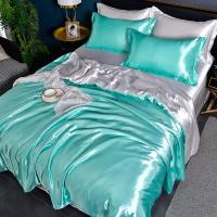 Sábana de Terciopelo de Lujo Emulación Cubierta de Edredón de Gran Tamaño Manta de Color Sólido de Alta Calidad para Cama Doble Queen y King - details 26