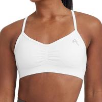 Bralette de tirantes sin esfuerzo para mujer, ropa interior deportiva de LICRA sin costuras, elástica, transpirable, mejora el pecho, ocio - details 7