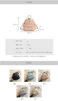 Mochila de gran capacidad para mujer, nueva, versátil, a la moda, sencilla, informal, para viaje, mochila escolar, elegante - details 0
