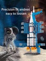 Building Block Toy Micro Particle Assembly Puzzle Space Rocket Cool Desktop Decoration Model Gift Boy Toy - details 3