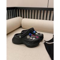 Zapatillas de plataforma zapatos de agujero de las mujeres europeas y americanas ins marea EVA suela suave bolsa de desgaste exterior zapatos de cabeza zapatillas geniales - details 44