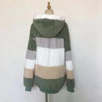 Chaqueta para mujer 2024 nuevo Otoño Invierno cálido bolsillo de felpa ropa informal con capucha abrigo suelto para mujer - details 12