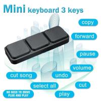 3 Keys Key Programming ro Custom Keyboard Copy Paste Big Button For  Gaming Keypad  ropad - details 2