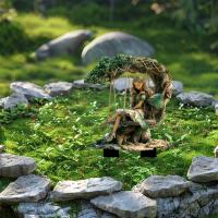 Decoración de micropaisajes, pila de jardín acrílica, estaca de jardín impermeable creativa, tapones de suelo de elfo multifuncionales para exteriores - details 8