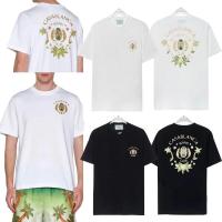 Camiseta deportiva de algodón puro para hombre, cuello redondo, estampado frontal, estilo informal para verano - details 17