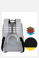 Mochila de negocios para hombre, versión coreana, bolsa de viaje de moda, mochila informal para estudiantes, minimalista y a la - details 6