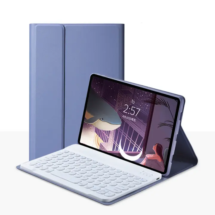 Funda de teclado compatible con Bluetooth para Xiaomi Redmi Pad 2022, cubierta de teclado ruso y español para tableta Redmi Pad 10,61 - 1