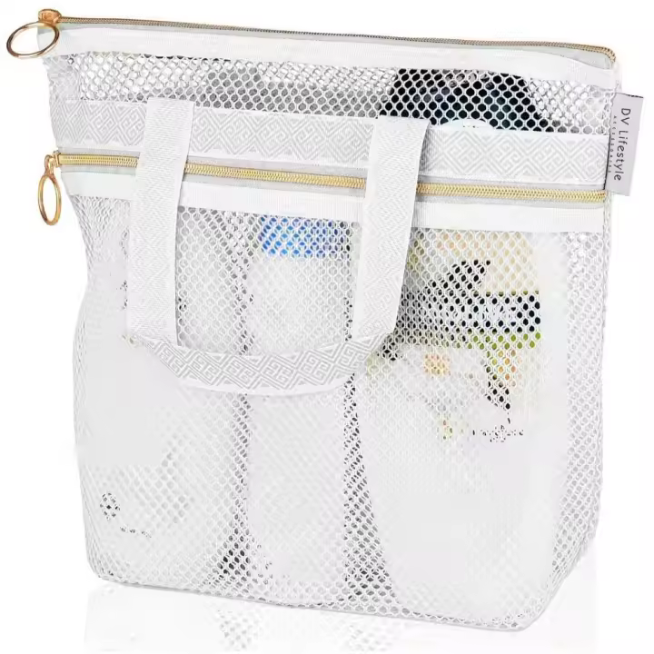 Bolsa portátil con cordón, organizador de baño, bolso de mano para cosméticos, ducha, artículos de tocador de viaje - 1
