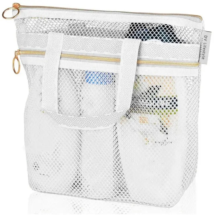Bolsa portátil con cordón, organizador de baño, bolso de mano para cosméticos, ducha, artículos de tocador de viaje - 1