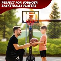 Canasta Baloncesto Exterior 3,05m - Canastas Baloncesto Adultos Independiente Ajustable en Altura de 1,5 a 3,05m - Canasta de Baloncesto para Niños y Adultos - Aro Baloncesto - details 4