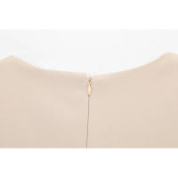 BUNO-Vestidos de fiesta de noche elegantes de primavera para mujer, dobladillo ancho ondulado, lazo decorado, liso, sin mangas, cuello redondo, vestidos de moda - details 19