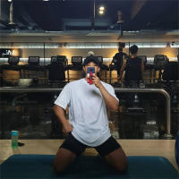 Camiseta De Gimnasio Para Hombres Suelta Con Manga Corta Estilo Hip Hop Streetwear Fitness Bodybuilding Camiseta De Verano De Algodón Y Spandex - details 5