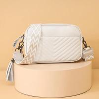 Bolso de Mano de Cuero Genuino para Mujer Color Sólido con Borlas Bolso de Hombro de Cuero de Vaca - details 18