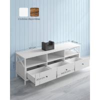 Mueble de TV Industrial 65 Pulgadas, 3 Cajones, Acero, Marrón Rústico y Negro - details 39