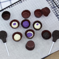 Separadores de papel coloridos para magdalenas y magdalenas, bandeja para dulces de Chocolate, taza de papel antiaceite, paquete para hornear de fiesta, 500/1000 piezas - details 5