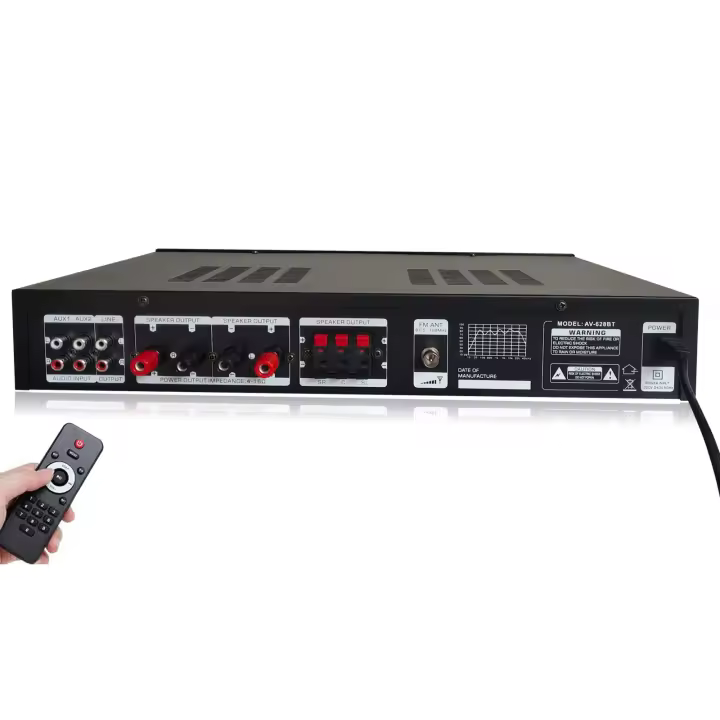 Amplificador HiFi Digital de 5 CANALES, estéreo, FM, USB, Bluetooth - 1
