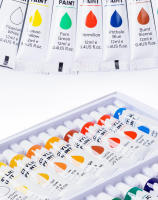 Set de pintura acrílica en tubos (12 ml) - 12/24 colores para artistas y niños - details 6