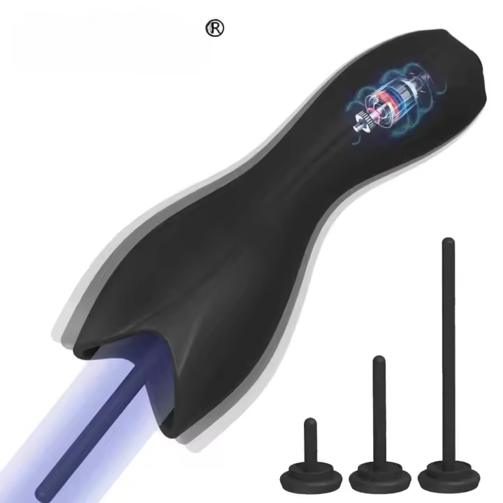 Leten Vibrador Inserción Estimulador de Expansión de Uretría para Hombres - 1