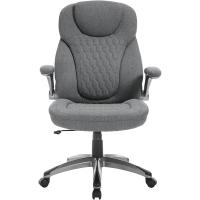 Silla de Oficina Ejecutiva Ergonómica Altura Ajustable, Resalto Alto, Brazos, Ruedas, Negro - details 8