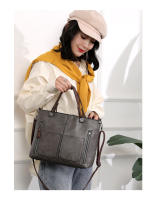 Bolso para mujer nuevo bolso de hombro de moda para mujer bolso de mano retro de gran capacidad para mujer bolso simple oblicuo. - details 12