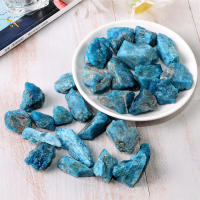 Natural Blue Apatite Crystals Rough Stones Meditation Spiritual Decorative Stones for Wire Wrapping Reiki Yoga - details 7