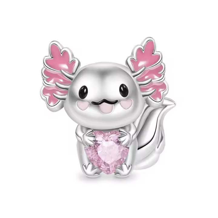 Colgante de Hada de Corazón de Suerte de Plata Esterlina 925 Nuevo Diseño de Verano 2024 para Pulsera Collar DIY - 1