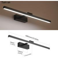 Lampara Baño Luz Led 60cm, 18W 1170 Lumen, Impermeable, Aplique Moderno, Blanco Cálido 3000K - details 32
