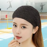 Diadema de flores de malla antideslizante con temperamento, diadema de encaje hueco, accesorios elásticos para el cabello, envoltura para la cabeza de lado ancho para mujer - details 12