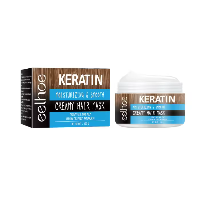 Mascarilla para tratamiento del cabello, alisado, reparación del cabello, tratamiento rizado, mejora las puntas abiertas, acondicionador hidratante profundo - 1