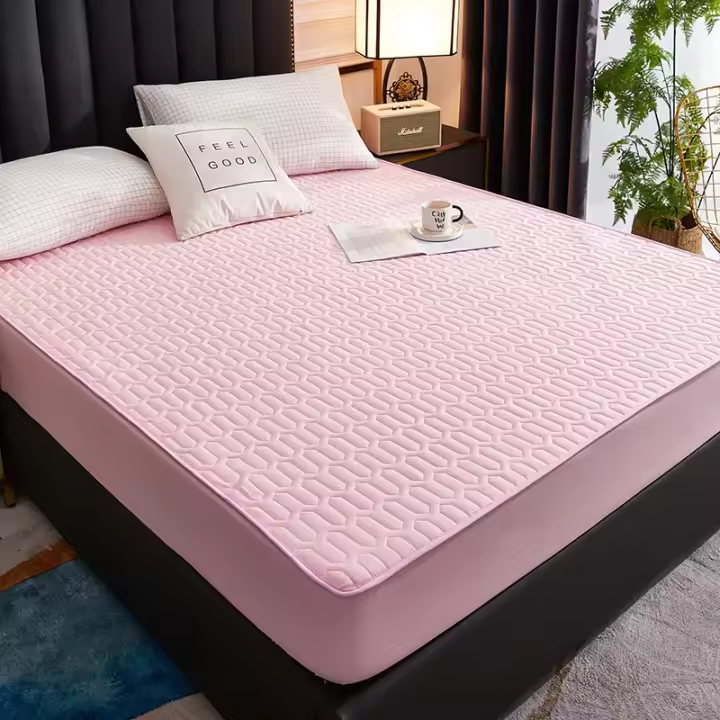 Protector de Colchón Impermeable y Duradero Cubierta de Latex Ajustable para Cama - 1