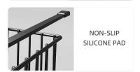 Cesta de préstamo para armario de cocina, portavasos para pañuelos de comedor, armario, mesa, estante para colgar, águila calva hueca desmontable, - details 15