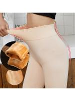 Medias térmicas transparentes para mujer, forro de lana, cálidas, interiores, invierno, 320g - details 0