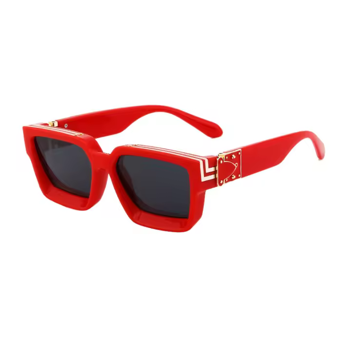 Gafas de sol Moda para hombre Gafas de sol con montura cuadrada de tendencia Gafas de moda para mujer - 1
