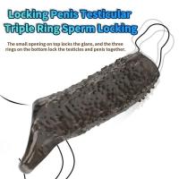 Funda extensora de silicona Leten, cubierta retardante de la eyaculación, condones con puntos, anillo de púas, juguete sexual erótico para la erección para hombres - details 4