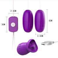 Vibrador de doble salto USB, Juguetes sexuales para mujer, silencioso, vibración fuerte, huevo, masturbador, pezón, estimulación del clítoris, suministros para adultos 18 - details 6