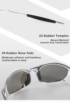 Gafas de sol polarizadas para hombre y mujer, lentes de metal Retro, a la moda, de lujo, para conducir, pescar, viajar, Golf, bicicleta - details 5