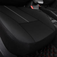 Funda Universal de cuero PU para vehículo, cojín Protector de asiento de 5 plazas para la mayoría de coches, camiones, SUV, cuatro estaciones - details 6