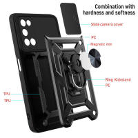 Funda protectora de lujo con cubierta deslizante para lente de cámara OPPO A52,A72,A92 - details 6