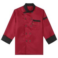 Ropa de Chef de manga larga, uniforme de cocina para restaurante, abrigo de Chef para hombres y mujeres, chaquetas de trabajo de camarero, uniforme profesional general - details 67