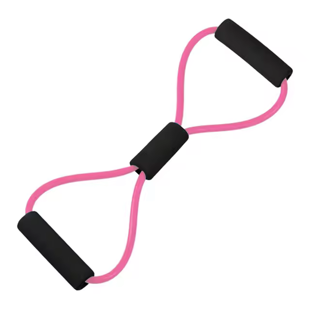 Banda de Resistencia de Yoga para Gimnasio Fiess Equipo de Entrenamiento con Tubo de Tensión Elástico para Musculo y Pecho - 1