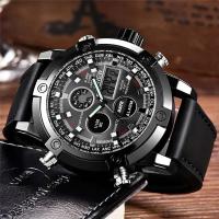 Reloj de Negocios de Lujo XINEW Corredera Automática de Cuero Función Multiuso - details 2