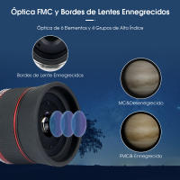 SVBONY SV215 1.25" 3mm-8mm Ocular planetario con zoom para observación lunar y planetaria - details 4