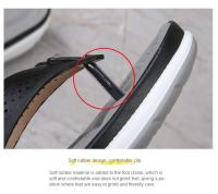 Zapatillas de mujer, novedad de verano, zapatos deslizantes con botones de Metal a la moda, sandalias de playa con cuña, chanclas de ocio con plataforma exterior para mujer - details 14