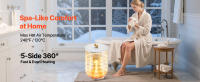 Calentador de Toallas SucceBuy de 20L con Luz LED, Temporizador y Ajustes de Temperatura Ajustables, Ideal para Calentar Toallas y Mantas en Baños, Spas u Hogares, Gris - details 0