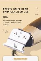 Kemei-cortadora de pelo inalámbrica Zero Gapped para hombre, cortadora de pelo eléctrica recargable, máquina de corte de pelo de acabado para Barbero, delineador de bordes - details 4