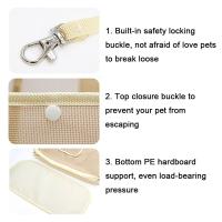 Bolsa de transporte multifuncional de malla para perros, bolso de transporte para mascotas antiescape de gran capacidad, bolsa de viaje plegable y transpirable para mascotas al aire libre - details 2